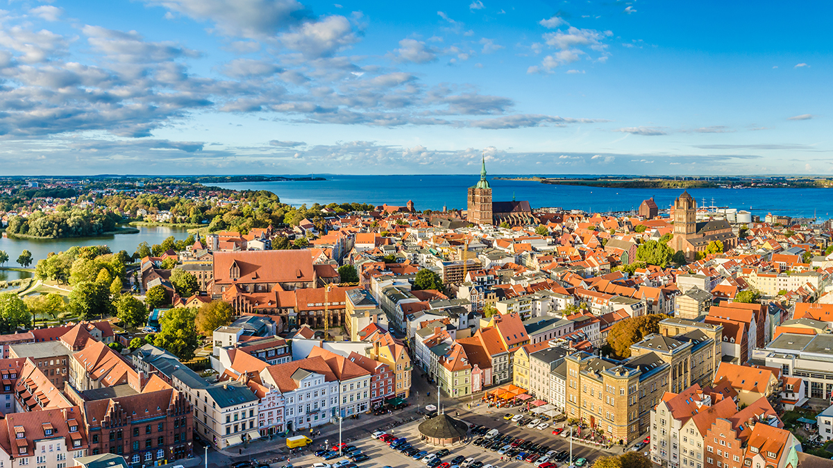 Luftaufnahme von Stralsund Luftaufnahme von Stralsund