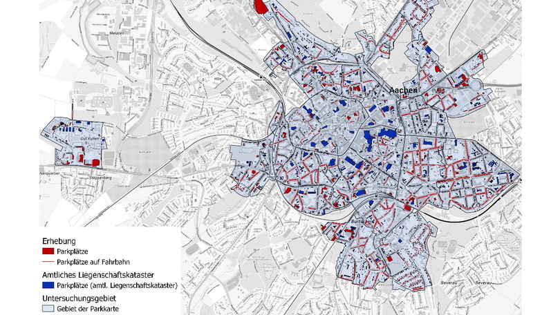 Parkkarte Stadt Aachen Parkkarte Stadt Aachen