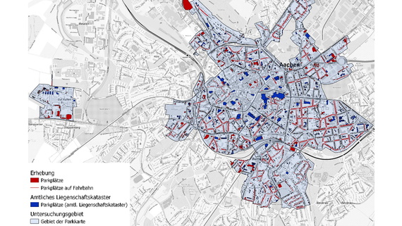 Zum Artikel Parkkarte Stadt Aachen