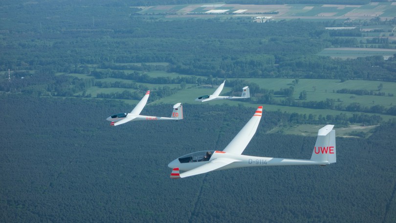 Foto von Segelflugzeugen Foto von Segelflugzeugen