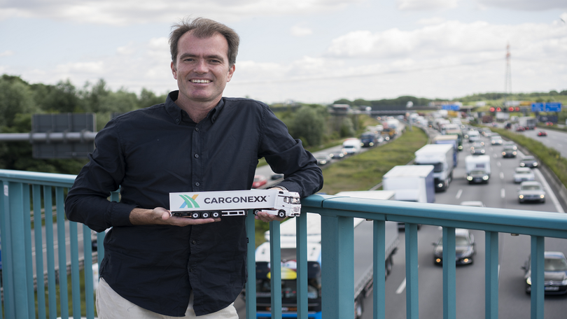 Projektillustration: Cargonexx; Datenintelligenz zur Steigerung der LKW-Auslastung Projektillustration: Cargonexx; Datenintelligenz zur Steigerung der LKW-Auslastung