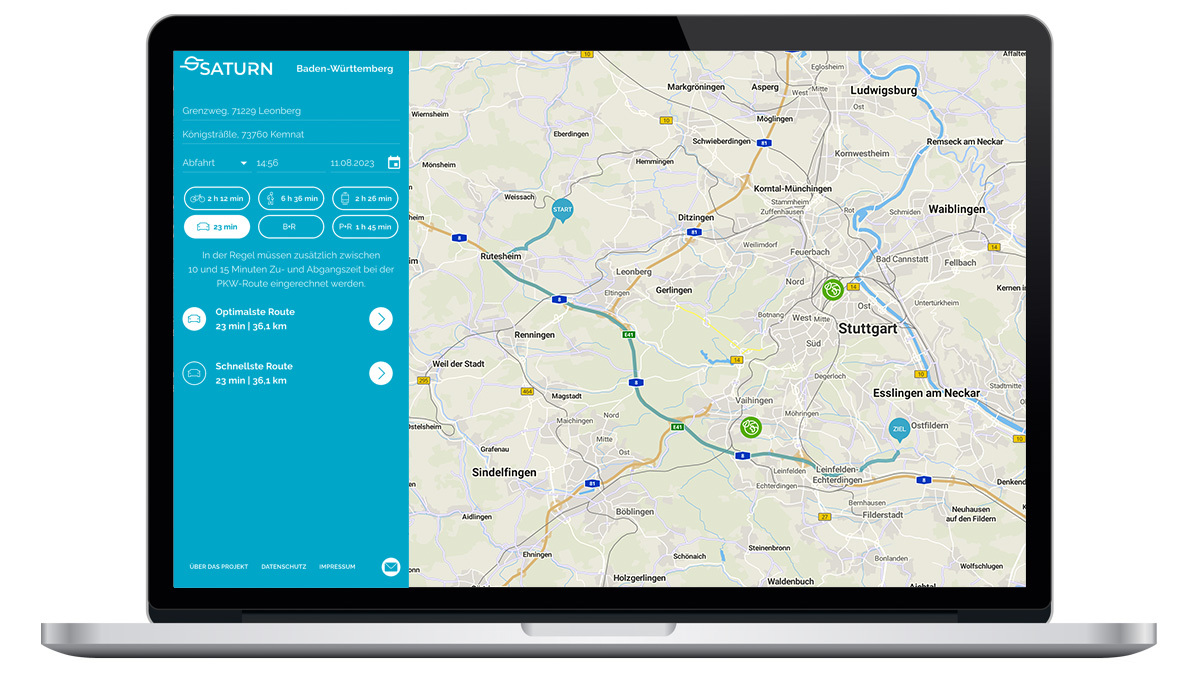 Projektdemonstrator des Projektes SATURN Projektdemonstrator des Projektes SATURN
