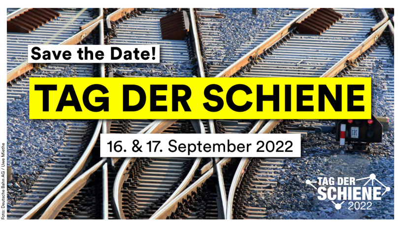 Tag der Schiene - Save the Date Tag der Schiene - Save the Date