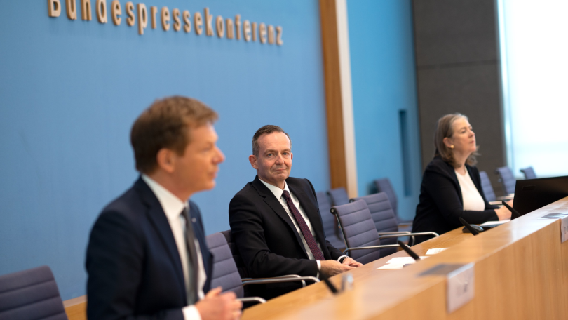 Bundesminister Wissing bei der Bundespressekonferenz Bundesminister Wissing bei der Bundespressekonferenz