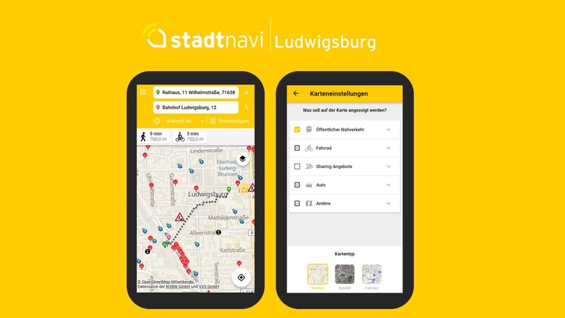 Abbildung vom Stadtnavi Ludwigsburg Abbildung vom Stadtnavi Ludwigsburg