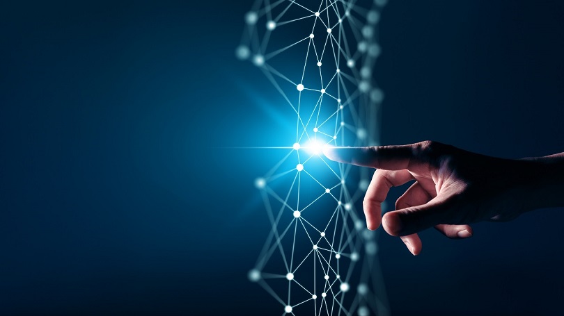 Konzeptionelle Darstellung von digitaler Transformation Konzeptionelle Darstellung von digitaler Transformation