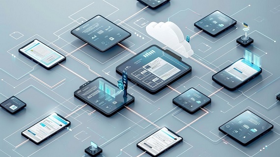Zum Artikel Konzeptionelle Darstellung von digitaler Transformation