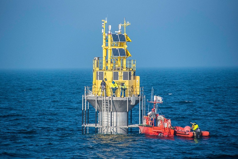 Automatische Messstation in der Nordsee Automatische Messstation in der Nordsee