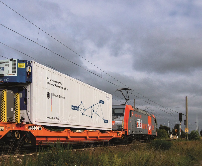 Testfahrt mit Kühlcontainer im Offenen Digitalen Testfeld Testfahrt mit Kühlcontainer im Offenen Digitalen Testfeld