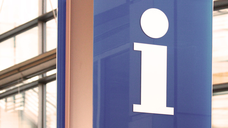 Informationsschild Informationsschild