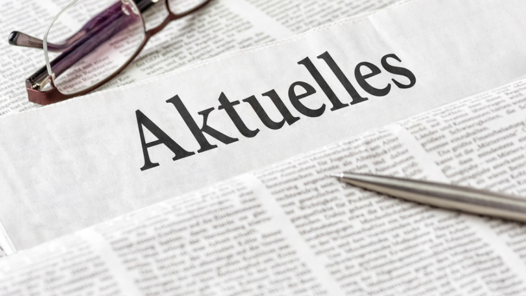 Zeitung symbolisiert Aktuelles Zeitung symbolisiert Aktuelles