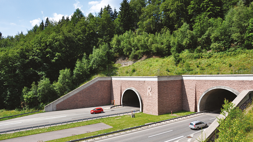 Rennsteigtunnel Thüringer Wald Autobahn Rennsteigtunnel Thüringer Wald Autobahn