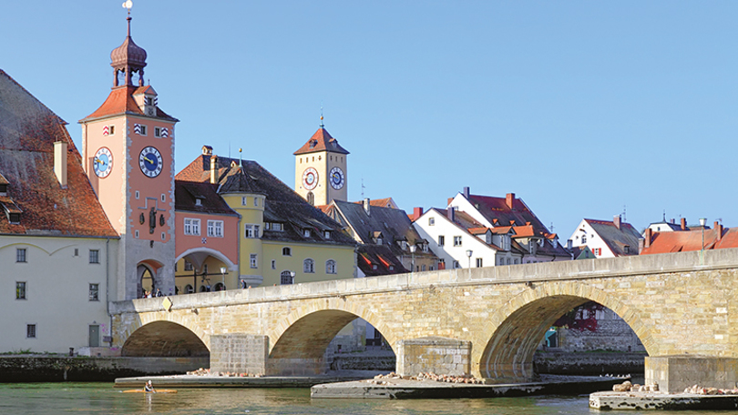 Steinerne Brücke in Regensburg Steinerne Brücke in Regensburg
