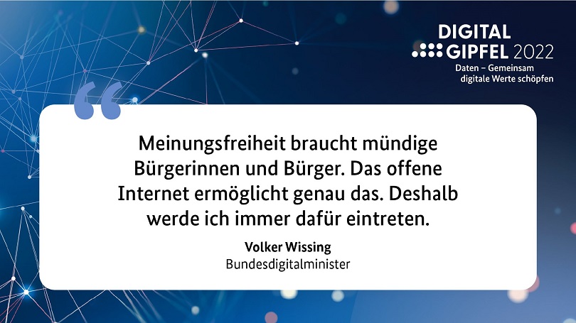 Digitalgipfel 2022 - Tweet Digitalgipfel 2022 - Tweet