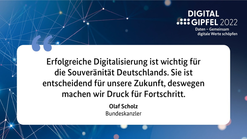 Digitalgipfel 2022 - Tweet Digitalgipfel 2022 - Tweet