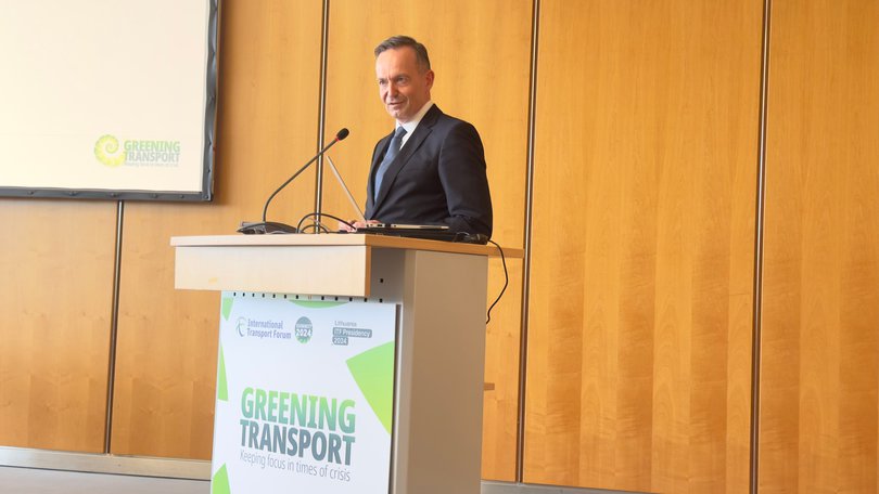 Volker Wissing spricht am Rednerpult Volker Wissing spricht am Rednerpult
