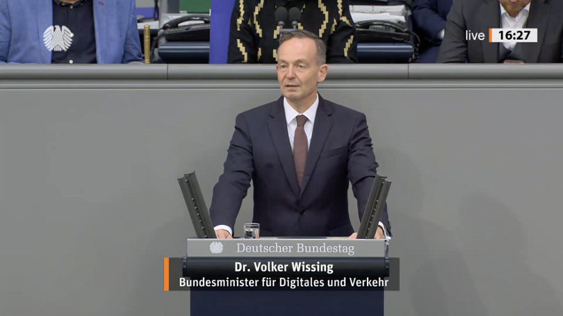 Volker Wissing im Bundestag Volker Wissing im Bundestag