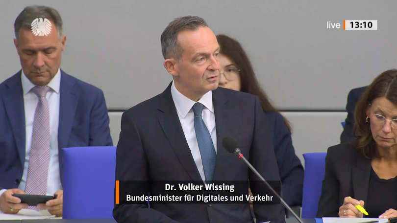 Volker Wissing spricht im Bundestag Volker Wissing spricht im Bundestag