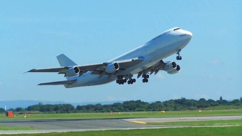 Start eines Flugzeuges Start eines Flugzeuges