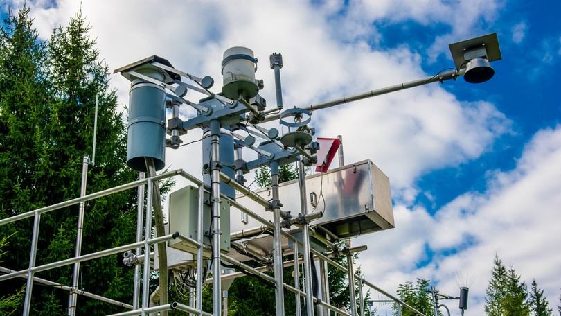 Messstation für Luftqualität und Wetter Messstation für Luftqualität und Wetter