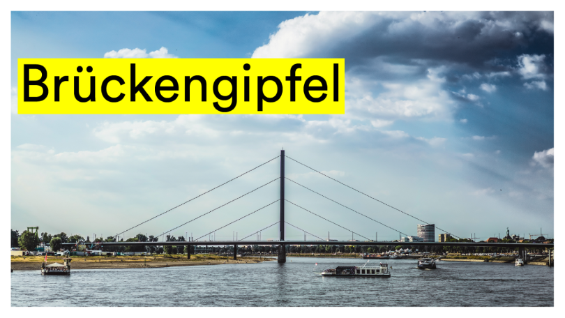 Titelbild zum 1. Brückengipfel Titelbild zum 1. Brückengipfel