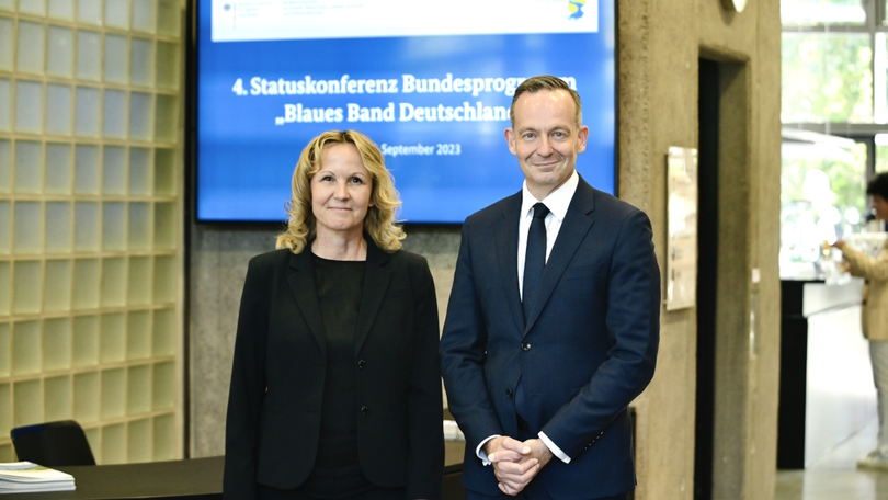 Volker Wissing auf der 4. Statuskonferenz Bundesprogramm „Blaues Band Deutschland“ Volker Wissing auf der 4. Statuskonferenz Bundesprogramm „Blaues Band Deutschland“