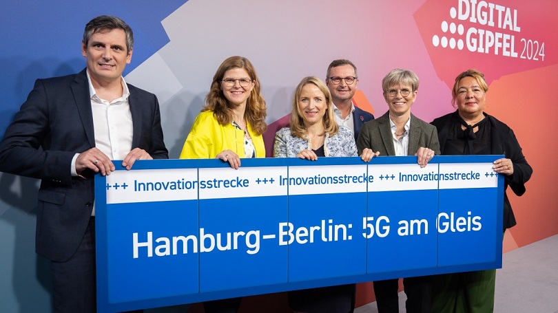 Absichtserklärung zur technologieoffenen Erprobung, Entwicklung und Anwendung eines Versorgungskonzepts "5G am Gleis" auf dem Digital-Gipfel 2024 Absichtserklärung zur technologieoffenen Erprobung, Entwicklung und Anwendung eines Versorgungskonzepts "5G am Gleis" auf dem Digital-Gipfel 2024