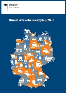 Cover des Bundesverkehrswegeplan 2030 Cover des Bundesverkehrswegeplan 2030