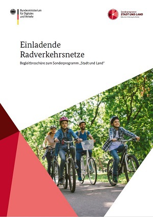 Link öffnet Einzelsicht der Publikation Titelblatt: Einladende Radverkehrsnetze
