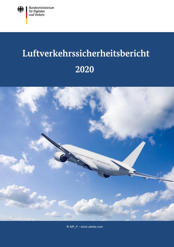 Link öffnet Einzelsicht der Publikation Cover: Luftverkehrssicherheitsbericht 2020