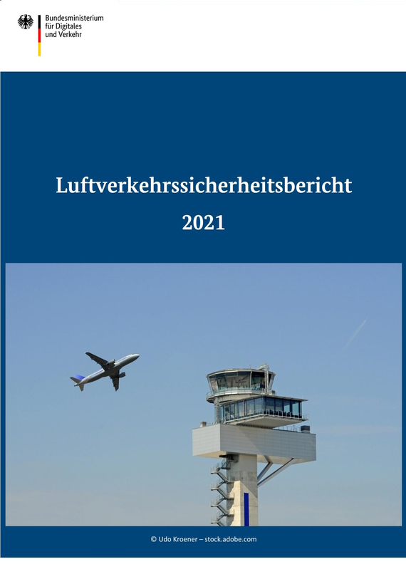 Link öffnet Einzelsicht der Publikation Cover: Luftverkehrssicherheitsbericht 2021