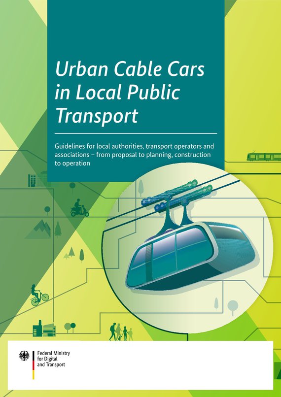 Link öffnet Einzelsicht der Publikation Titelbild der Broschüre Urban Cable Cars in Local Public Transport (Englisch)