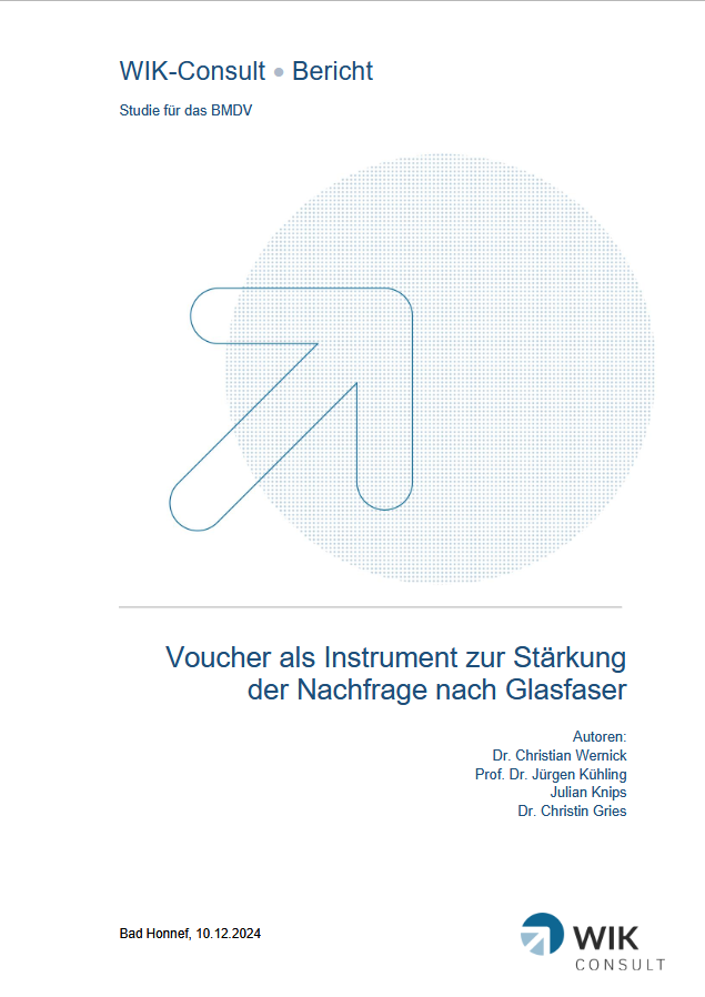 Link öffnet Einzelsicht der Publikation Cover der Publikation „Voucher als Instrument zur Stärkung der Nachfrage nach Glasfaser“
