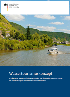 Cover des Wassertourismuskonzeptes Cover des Wassertourismuskonzeptes
