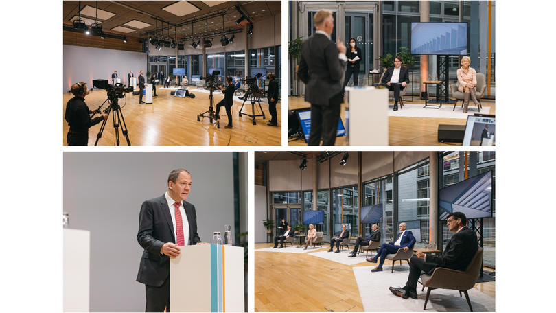 Experten aus Wirtschaft, Wissenschaft, Verwaltung und Planung diskutierten im Studio Experten aus Wirtschaft, Wissenschaft, Verwaltung und Planung diskutierten im Studio
