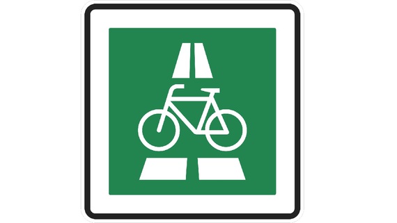 Verkehrszeichen Radschnellweg Verkehrszeichen Radschnellweg