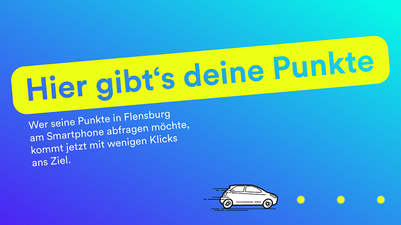 Punkte in Flensburg auf dem Smartphone abfragen Punkte in Flensburg auf dem Smartphone abfragen