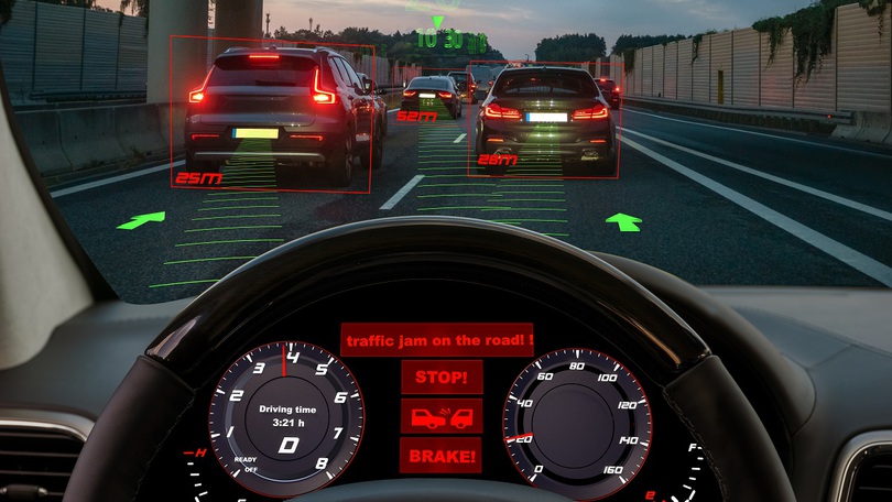 Spurhalteassistent Auto BMV - Automatisiertes Spurhaltesystem entspannt das Fahren auf der ...