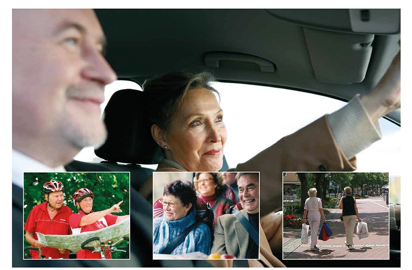 Plakat zum Thema Verkehrssicherheit für Seniorinnen und Senioren Plakat zum Thema Verkehrssicherheit für Seniorinnen und Senioren