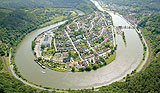 Luftbild einer Flussbiegung © BAW Luftbild einer Flussbiegung © BAW