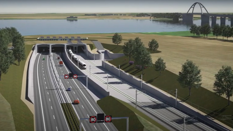 DB Netze: Visualisierung Fehmarnsundquerung DB Netze: Visualisierung Fehmarnsundquerung