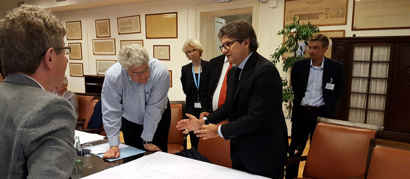 Exchange of the Scientific Advisory Board with Dr. Ing. Zeno D'Agostino, President of Port System Authority of the Eastern Adriatic Sea Exchange of the Scientific Advisory Board with Dr. Ing. Zeno D'Agostino, President of Port System Authority of the Eastern Adriatic Sea
