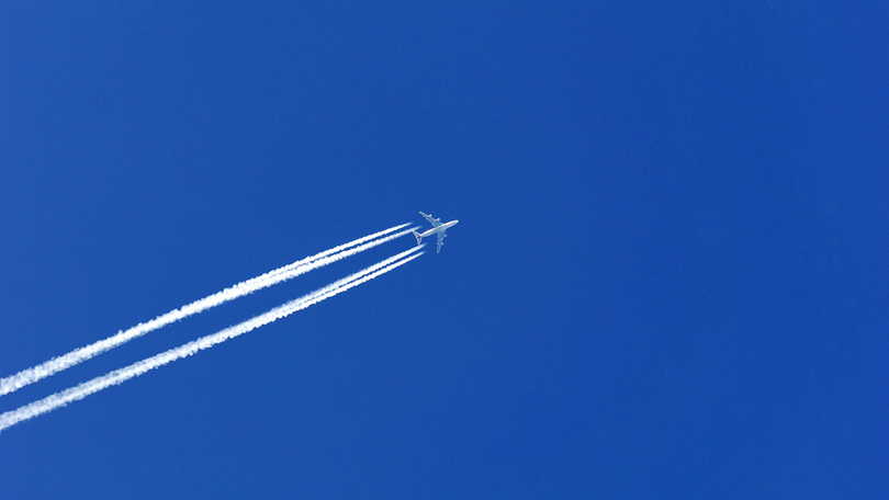 Airplane in the sky Airplane in the sky